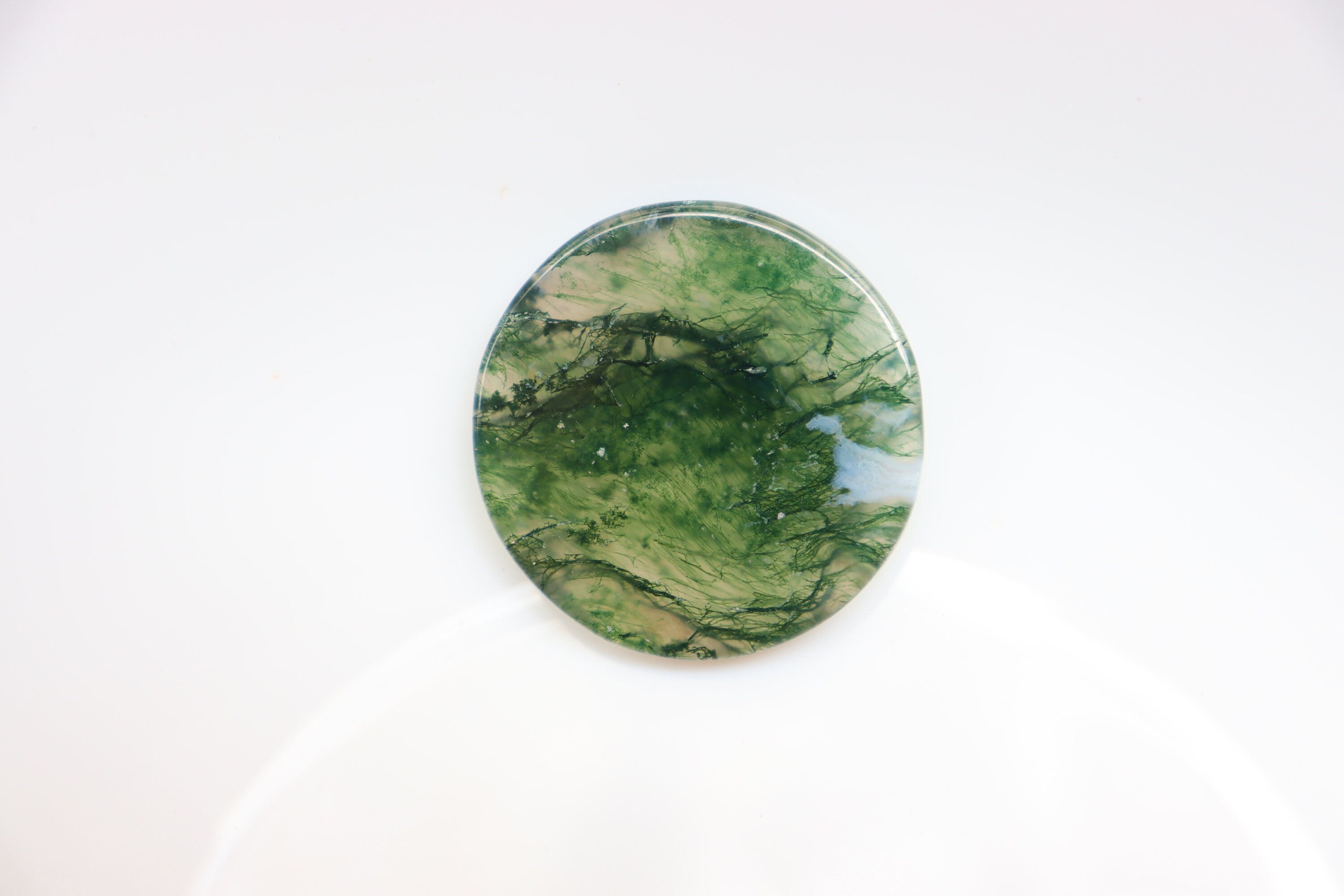 Natural Moss Agate Cabochon, Loose Stone, Pocket Stone, Gemstone, Moss Agate Loose Gemstone Cabochon For Jewelry, Healing Stone, Crystal.