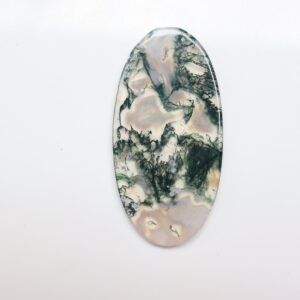 Natural Moss Agate Cabochon, Loose Stone, Pocket Stone, Gemstone, Moss Agate Loose Gemstone Cabochon For Jewelry, Healing Stone, Crystal.