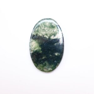 Natural Moss Agate Cabochon, Loose Stone, Pocket Stone, Gemstone, Moss Agate Loose Gemstone Cabochon For Jewelry, Healing Stone, Crystal.