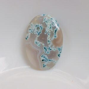 White Moss Agate Cabochon, Natural White Moss Agate, Moss Agate Gemstone, Loose Stone, Gemstone, Moss Agate Loose Stone For Making Jewelry.