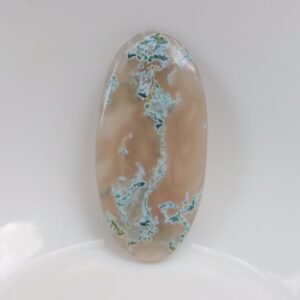 White Moss Agate Cabochon, Natural White Moss Agate, Moss Agate Gemstone, Loose Stone, Gemstone, Moss Agate Loose Stone For Making Jewelry.