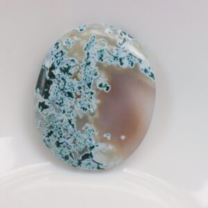 White Moss Agate Cabochon, Natural White Moss Agate, Moss Agate Gemstone, Loose Stone, Gemstone, Moss Agate Loose Stone For Making Jewelry.