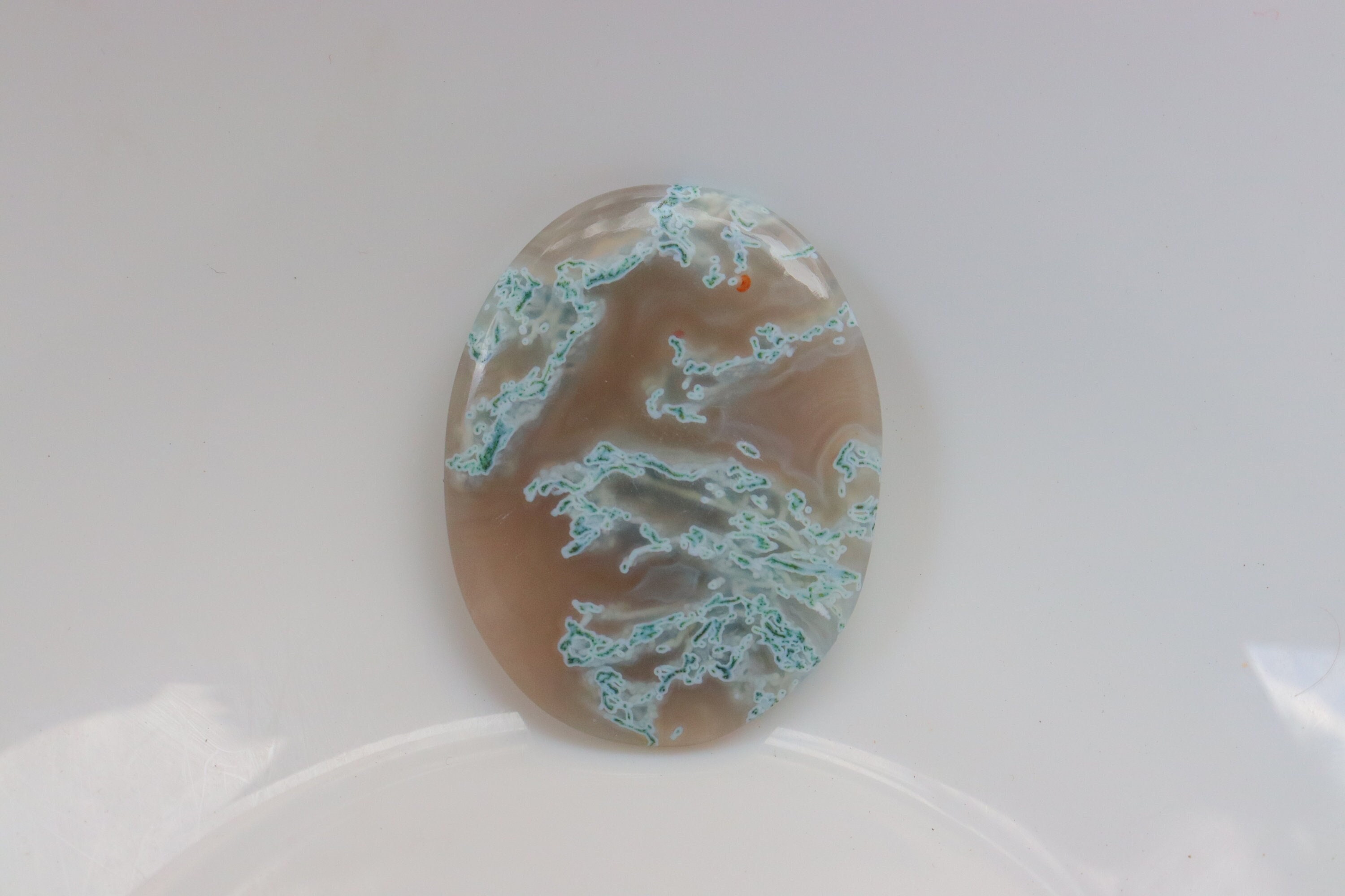 White Moss Agate Cabochon, Natural White Moss Agate, Moss Agate Gemstone, Loose Stone, Gemstone, Moss Agate Loose Stone For Making Jewelry.