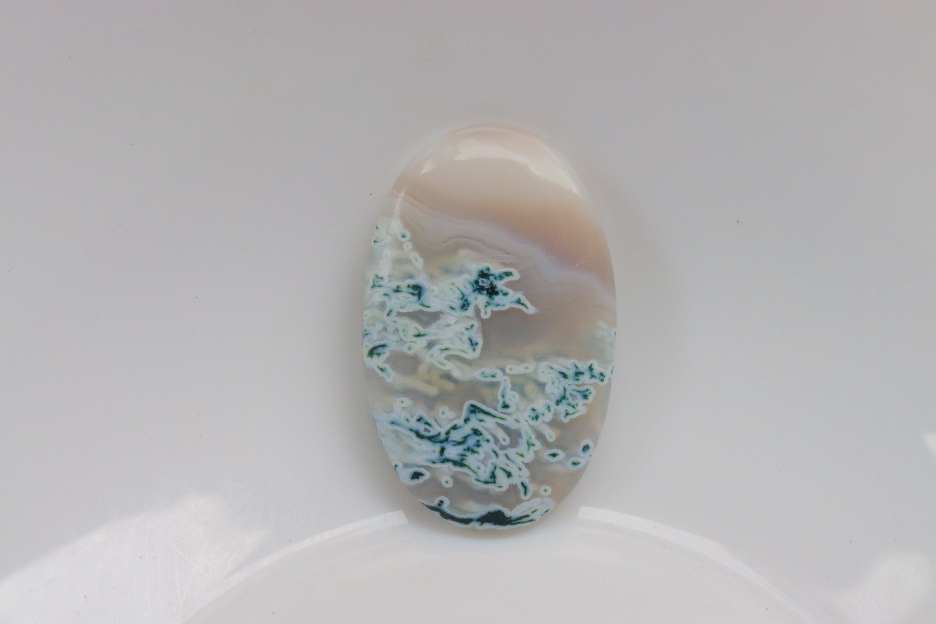 White Moss Agate Cabochon, Natural White Moss Agate, Moss Agate Gemstone, Loose Stone, Gemstone, Moss Agate Loose Stone For Making Jewelry.