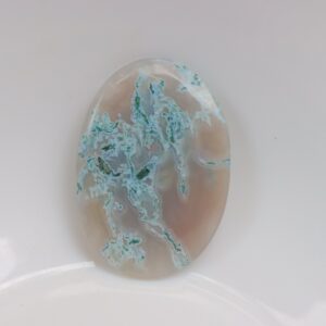 White Moss Agate Cabochon, Natural White Moss Agate, Moss Agate Gemstone, Loose Stone, Gemstone, Moss Agate Loose Stone For Making Jewelry.