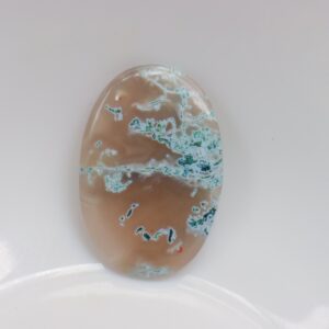 White Moss Agate Cabochon, Natural White Moss Agate, Moss Agate Gemstone, Loose Stone, Gemstone, Moss Agate Loose Stone For Making Jewelry.
