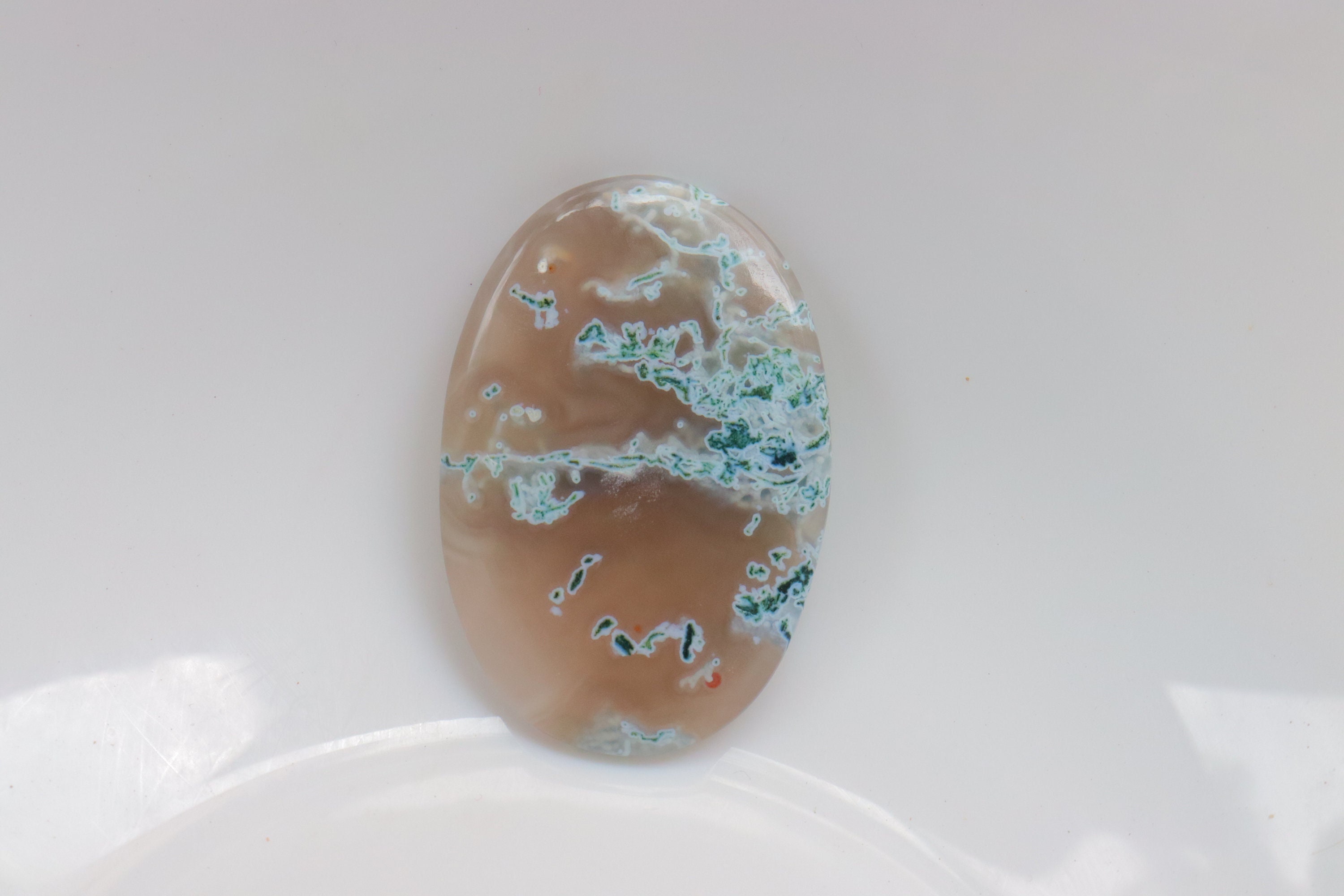 White Moss Agate Cabochon, Natural White Moss Agate, Moss Agate Gemstone, Loose Stone, Gemstone, Moss Agate Loose Stone For Making Jewelry.