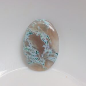 White Moss Agate Cabochon, Natural White Moss Agate, Moss Agate Gemstone, Loose Stone, Gemstone, Moss Agate Loose Stone For Making Jewelry.