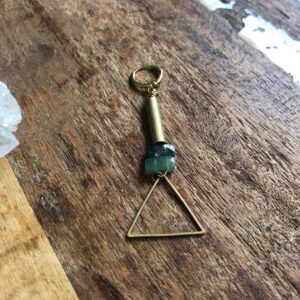 Moss Agate And Brass Earring Single Mix And Match Earrings Moss Agate And Brass Earring Single Mix And Match Earrings