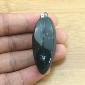 1pcs Faceted Moss Agate Pendant, Dark Green Pendants, Healing Agate Pendants, DIY Jewelry Pendant, Gemstone Pendant, Charms Supplies---HNP06
