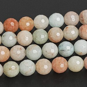 Yellow Moss Agate Beads Genuine Natural Grade A+ Gemstone Round Faceted Loose Beads 8MM Bulk Lot Options