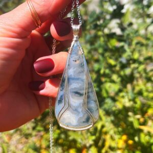 Moss Agate Necklace for New Beginnings & a Refreshed Attitude