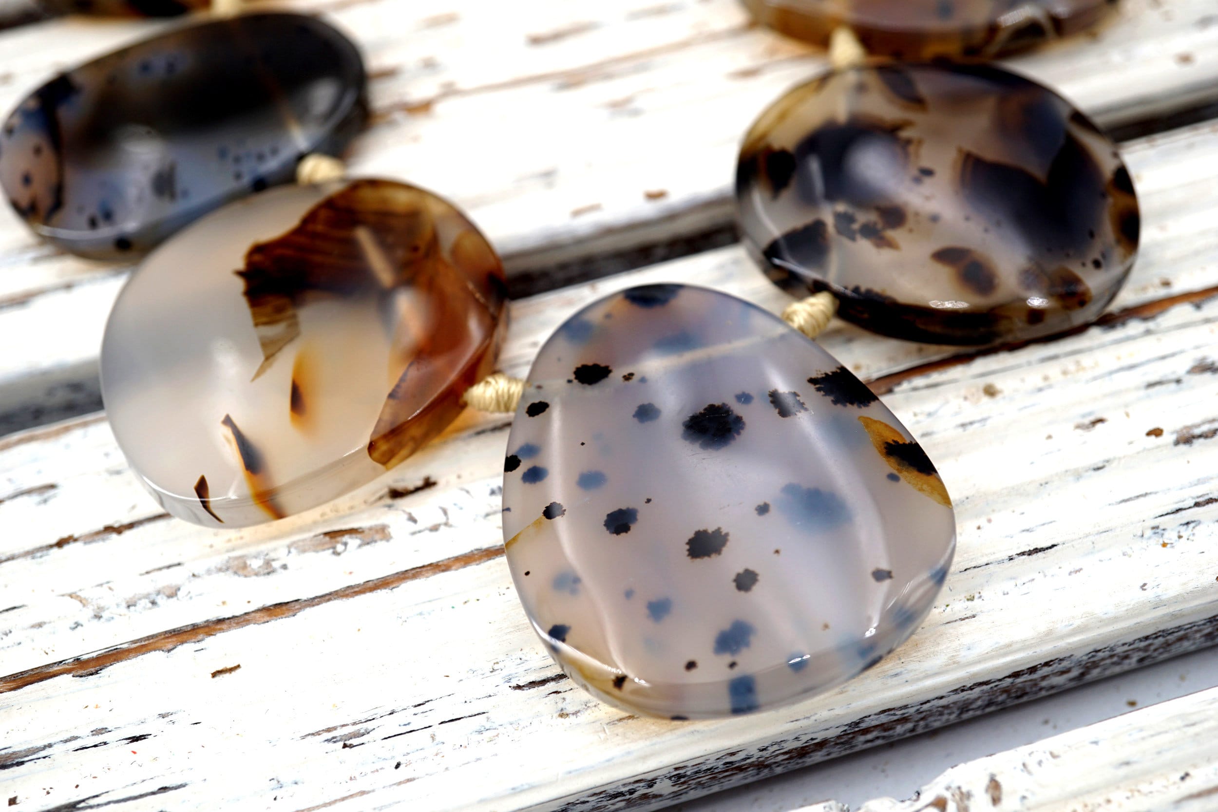 Montana Moss Agate Irregular Beads (etb01642) Unique Jewelry/vintage Jewelry/gemstone Necklace Montana Moss Agate Irregular Beads (etb01642) Unique Jewelry/vintage Jewelry/gemstone Necklace