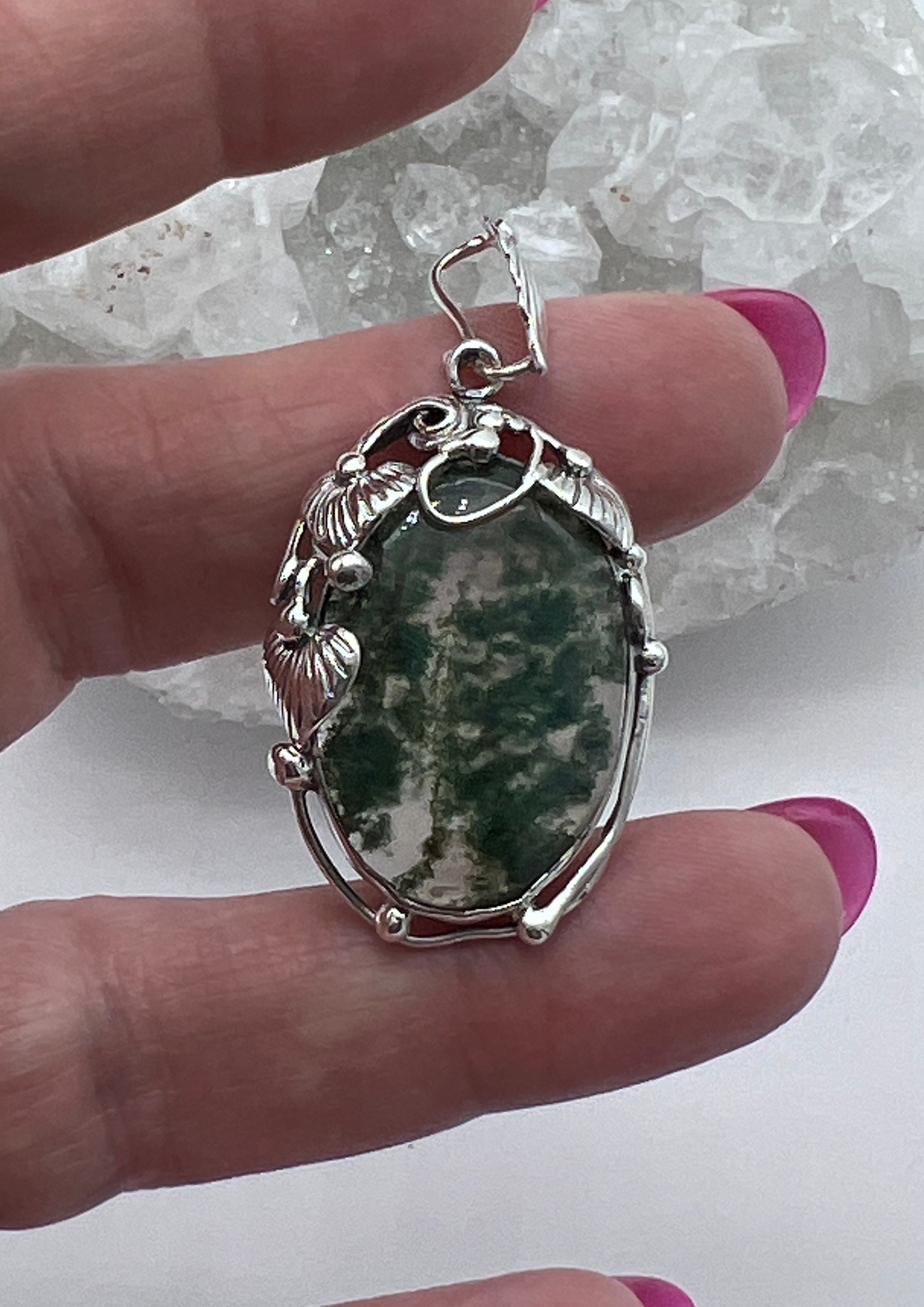 Amazing Moss Agate Pendant Amazing Moss Agate Pendant