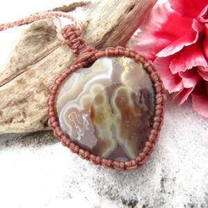 Handmade Gifts, Plume Agate Gemstone Necklace, Moss Agate, Friendship Gifts, Heart Shape Pendant Macrame Necklace, Self Gifts, Heart Jewelry Handmade Gifts, Plume Agate Gemstone Necklace, Moss Agate, Friendship Gifts, Heart Shape Pendant Macrame Necklace, Self Gifts, Heart Jewelry