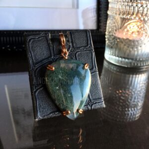 Moss Agate Necklace: Pendants Moss Agate Necklace: Pendants