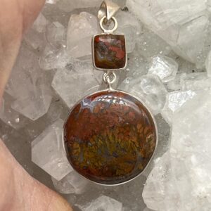 Red Moss Agate Pendant Red Moss Agate Pendant