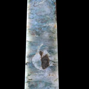 580MM Blue Moss Agate Crystal Obelisk: Lace Agate Chakra Balancing Gemstone Tower 580MM Blue Moss Agate Crystal Obelisk: Lace Agate Chakra Balancing Gemstone Tower