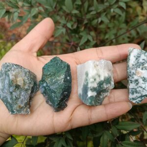 Raw Moss Agate Chunk 30-50mm