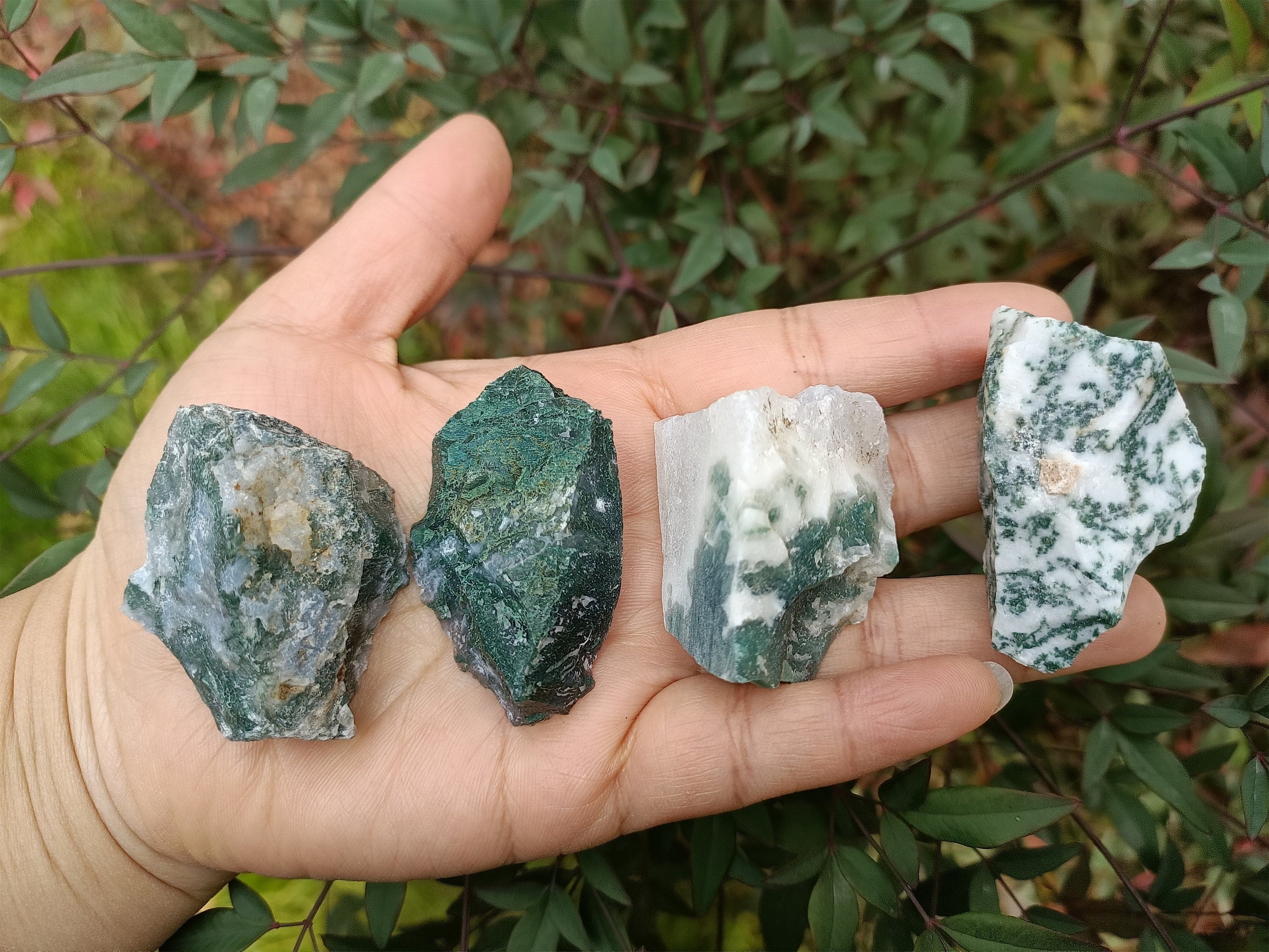 Raw Moss Agate Chunk 30-50mm Raw Moss Agate Chunk 30-50mm