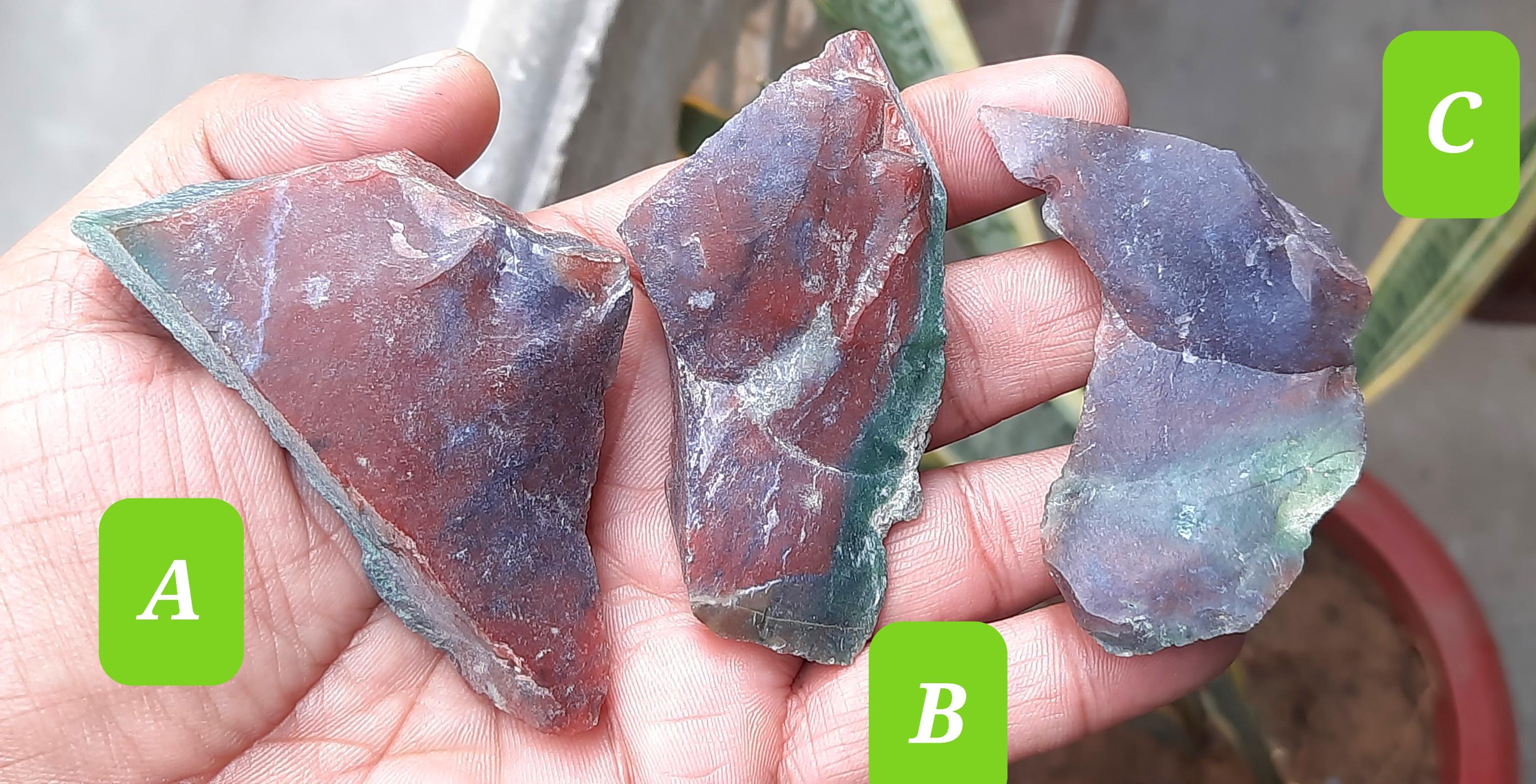 Natural Moss Agate Rough Slices: Raw Stone Specimens Natural Moss Agate Rough Slices: Raw Stone Specimens