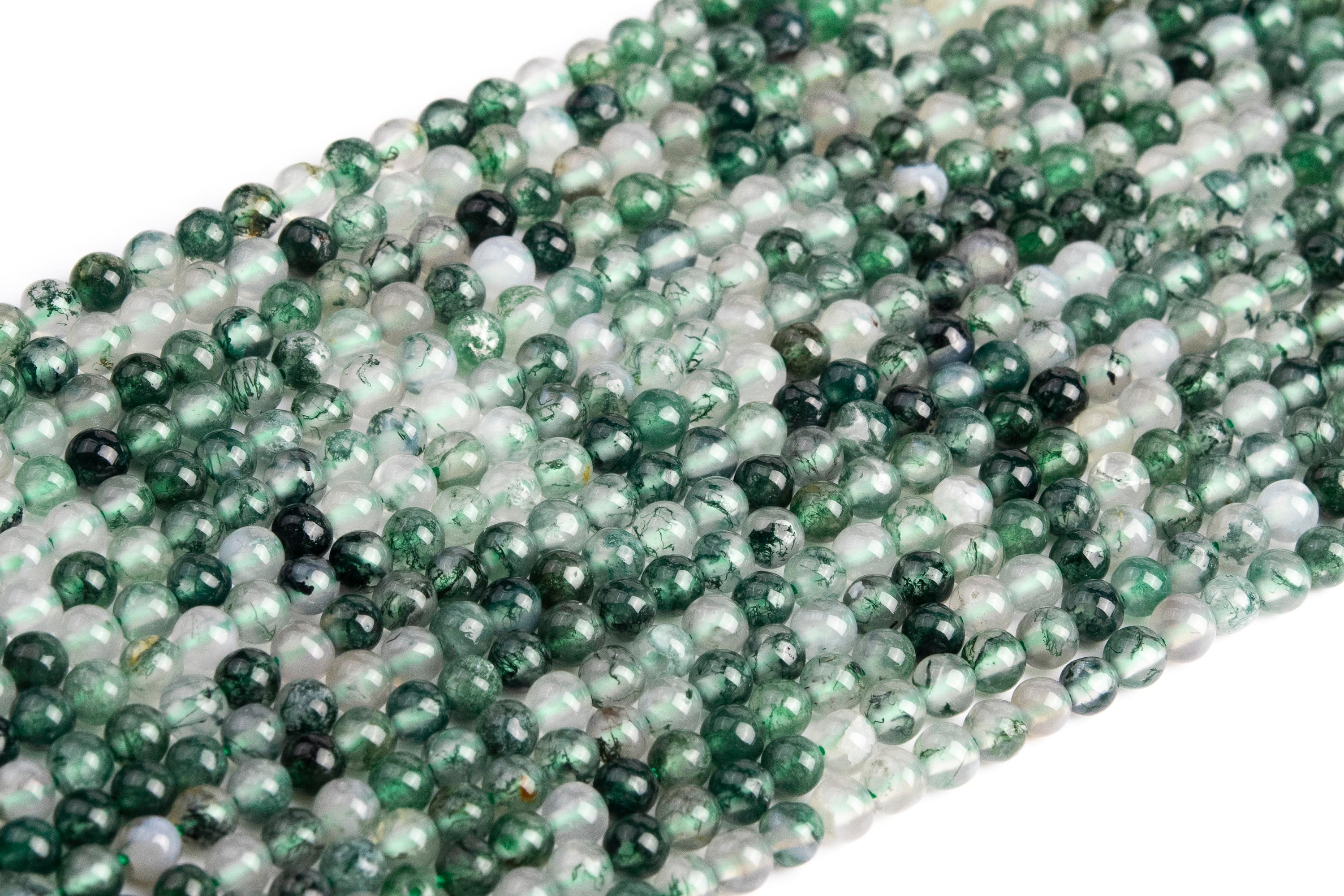 3mm Botanical Moss Agate Beads Grade Aaa Genuine Natural Gemstone Full Strand Round Loose Beads 15" Bulk Lot 1,3,5,10 And 50 (104110-1180) 3mm Botanical Moss Agate Beads Grade Aaa Genuine Natural Gemstone Full Strand Round Loose Beads 15" Bulk Lot 1,3,5,10 And 50 (104110-1180)