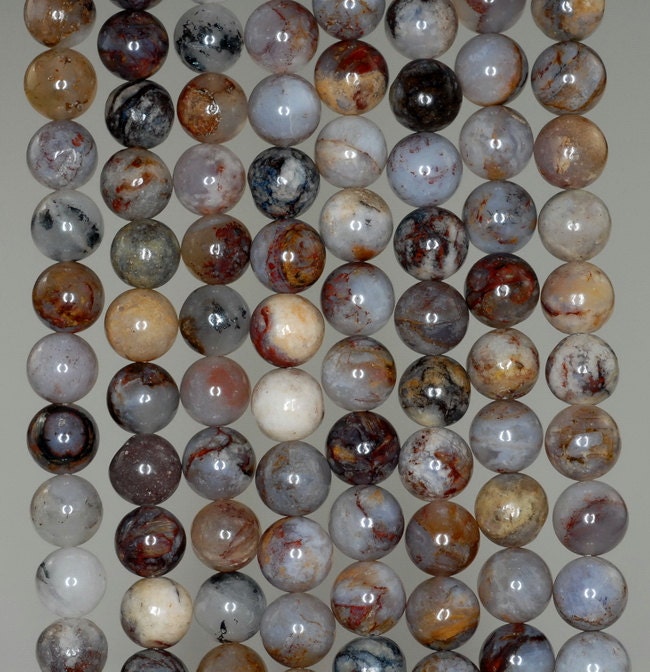 6mm Moss Agate Gemston Brown Round 6mm Loose Beads 15.5 Inch Full Strand (90183529-788) 6mm Moss Agate Gemston Brown Round 6mm Loose Beads 15.5 Inch Full Strand (90183529-788)