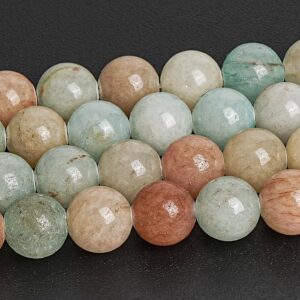 8MM Multicolor Moss Agate Beads Genuine Natural Gemstone Round Loose Beads 7.5"/15" Bulk Lot Options (126969)