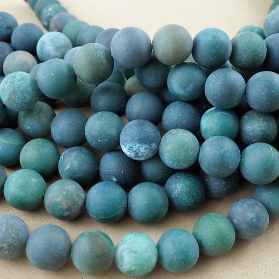Moss Agate Beads (round)(matte)(4mm)(6mm)(8mm)(10mm)(12mm)(16"strand)