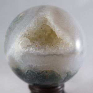 Druzy Moss Agate Sphere