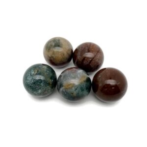Moss Agate Natural Crystal Sphere – Healing Crystal Balls for Home – 25mm - SP1161