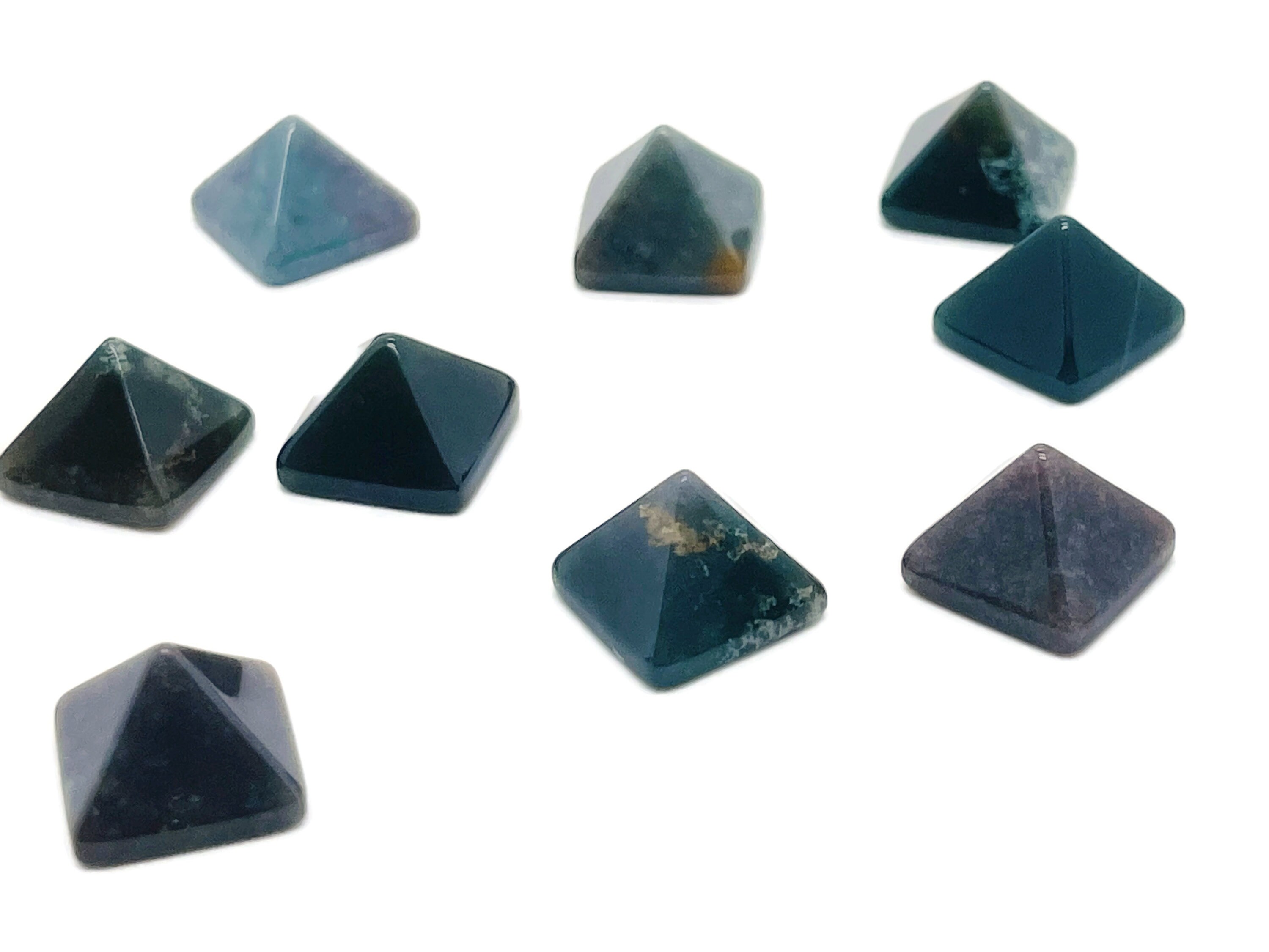 Moss Agate Pyramid Crystal – Crystal Pyramid – Healing Crystal – Crystal Gemstone - Py1004