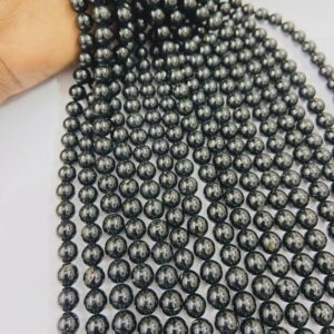 Natural Black Jet Round Loose Gemstone Beads 15. inch Strands 8mm Bulk Lot Options Natural Black Jet Round Loose Gemstone Beads 15. inch Strands 8mm Bulk Lot Options