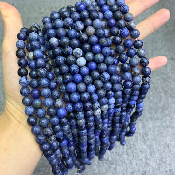 Natural Dumortierite Beads 6mm 8mm 10mm Beads Gemstone Round Loose Blue Color Bead For Jewelry Diy Making Strand 15.5" Garde Aaa Natural Dumortierite Beads 6mm 8mm 10mm Beads Gemstone Round Loose Blue Color Bead For Jewelry Diy Making Strand 15.5" Garde Aaa