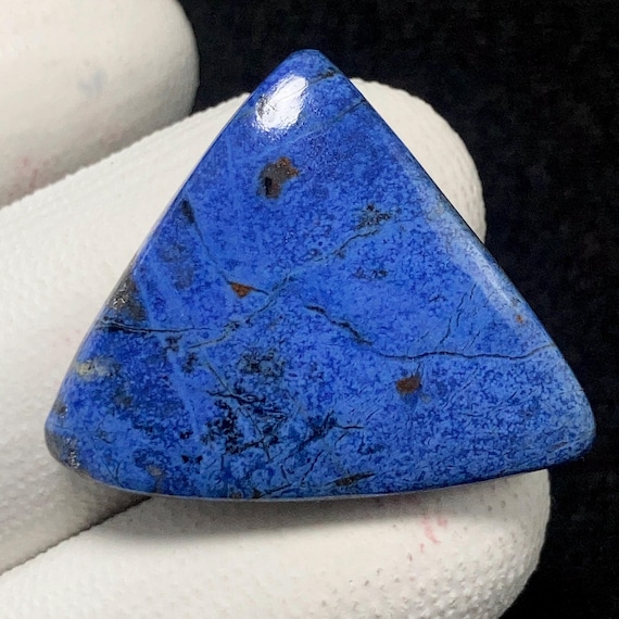 Natural Dumortierite, Freeform Cabochon, 32x26x5 Mm, 33 Cts, Beautiful Cabochon,#13177