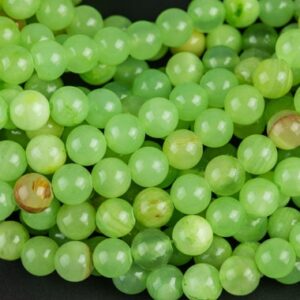 Natural Green Calcite Round Beads 4mm 6mm 8mm 10mm 12mm 15.5" Strand Natural Green Calcite Round Beads 4mm 6mm 8mm 10mm 12mm 15.5" Strand