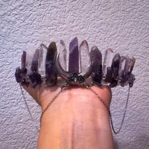 Natural Handmade Crystal Crown