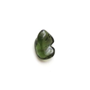 Natural Moldavite Flush Organic Loose Gemstone, 11x16 Mm, Moldavite Jewelry Handmade Gift For Women, 1 Piece