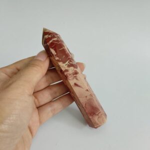 Natural Red Jade Wand, Energy Stone Obelisk Tower, Crystal Healing, Feng Shui Statue Natural Red Jade Wand, Energy Stone Obelisk Tower, Crystal Healing, Feng Shui Statue