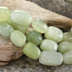 New Jade Tumbled Nugget 13-15x13-21mm Beads