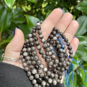 Silver Sheen Obsidian, Silver Sheen Obsidian Bracelet, Qty. 1