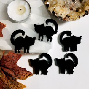 Black Obsidian Cat - Kitty Cabochon