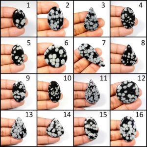Natural Snow Flake Obsidian Gemstone. White Black Snow Flake. Snow Flake Obsidian Cabochon. Mix Shape Obsidian For Jewelry. Natural Snow Flake Obsidian Gemstone. White Black Snow Flake. Snow Flake Obsidian Cabochon. Mix Shape Obsidian For Jewelry.