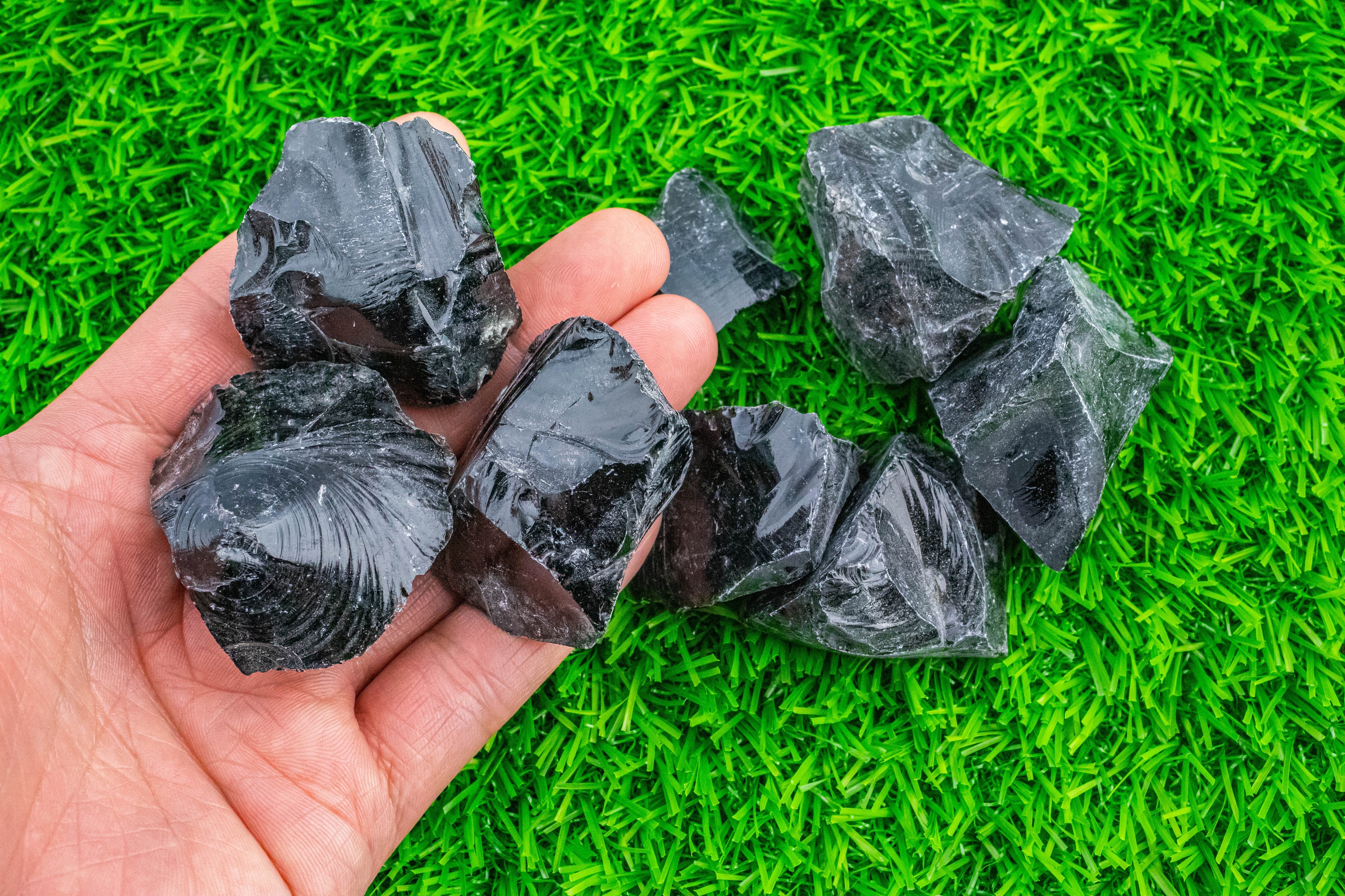 1 Pc Rough Natural Obsidian Chunks Gemstone- .1.5 Inch-2.5 Inch 1 Pc Rough Natural Obsidian Chunks Gemstone- .1.5 Inch-2.5 Inch