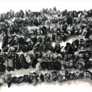 Natural Obsidian Snowflake 5-8mm Chips Genuine Loose Black Nugget Beads 34 inch Jewelry Supply Bracelet Necklace Material Support Wholesale Natural Obsidian Snowflake 5-8mm Chips Genuine Loose Black Nugget Beads 34 inch Jewelry Supply Bracelet Necklace Material Support Wholesale