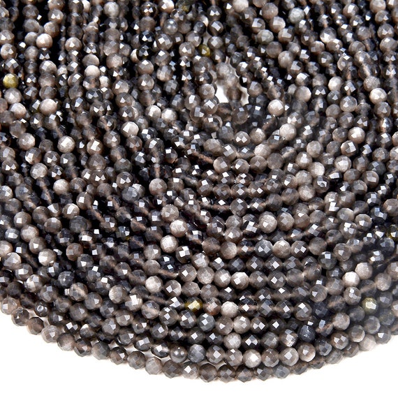 4mm Natural Silver Obsidian Gemstone Grade Aaa Micro Faceted Round Beads 15.5 Inch Full Strand Bulk Lot 1,2,6,12 And 50 (80009434-p47) 4mm Natural Silver Obsidian Gemstone Grade Aaa Micro Faceted Round Beads 15.5 Inch Full Strand Bulk Lot 1,2,6,12 And 50 (80009434-p47)