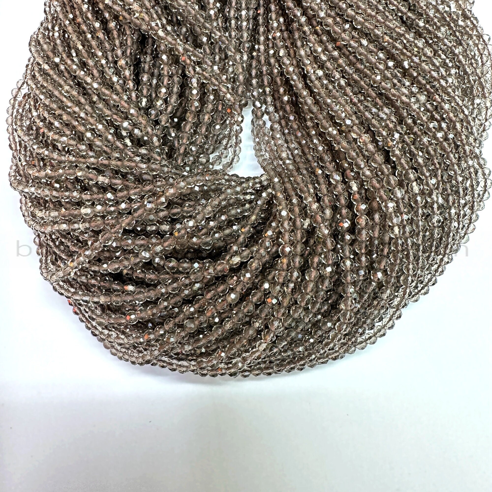 Natural Icy Obsidian Micro Faceted Beads 2mm 3mm, Tiny Obsidian Beads, Small Smoky Gemstone Beads, Genuine Obsidian Spacer Beads Natural Icy Obsidian Micro Faceted Beads 2mm 3mm, Tiny Obsidian Beads, Small Smoky Gemstone Beads, Genuine Obsidian Spacer Beads