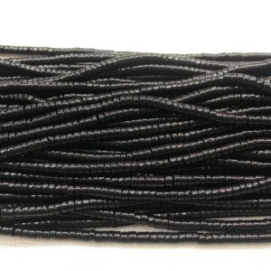 Natural Black Obsidian 2x4mm Heishi Genuine Gemstone Loose Beads 15 inch Jewelry Supply Bracelet Necklace Material Support
