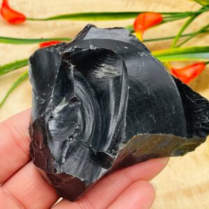 Black Obsidian Raw Chunks, Healing Crystal Rough Specimen, Protection Black Obsidian Raw Chunks, Healing Crystal Rough Specimen, Protection