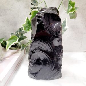 Black Obsidian Crystal Specimen • Ethically Sourced Black Obsidian Crystal Specimen • Ethically Sourced